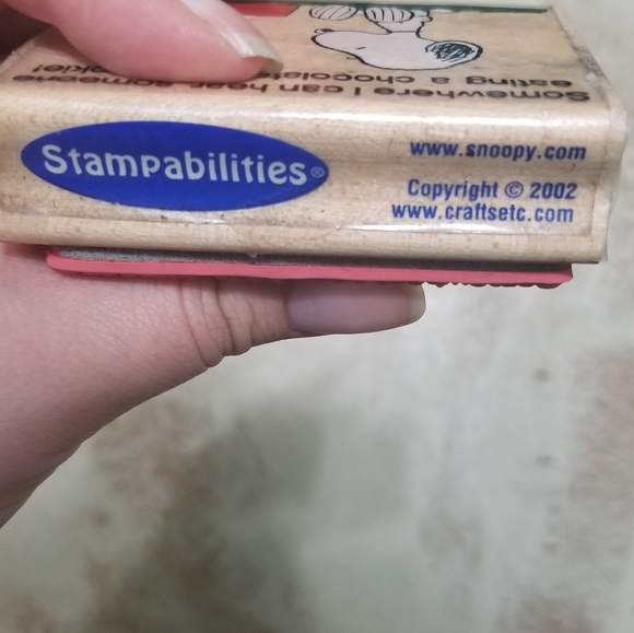 Thinking of cookies Snoopy stamp - Picture 4 of 6